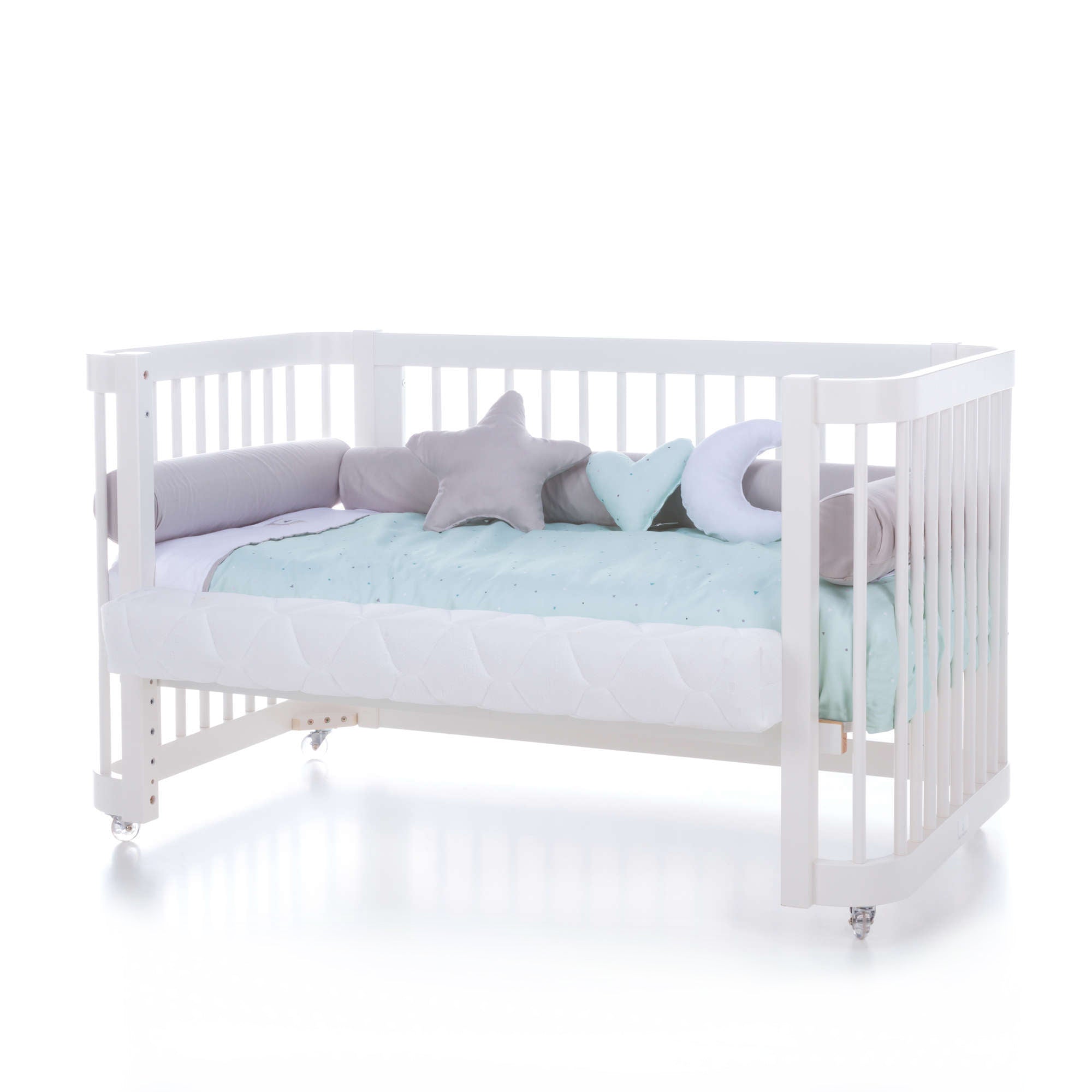 Cojín rulo protector Alondra para cuna o cama Montessori (70 x 140